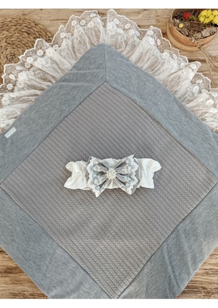 Triko Przm Bebek Kundağı Unisex Bebek Dış Kundak Battaniyesi Hastane Çıkışı Kundak Battaniye