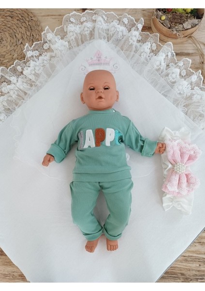 Triko Przm Bebek Kundağı Unisex Bebek Dış Kundak Battaniyesi Hastane Çıkışı Kundak Battaniye