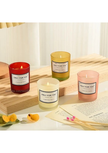 D Tarzı Diy Mum Boş Bardak Kapaksız Yaratıcı Renkli Şişe Cam Kavanoz El Yapımı Tatlı Kokulu Mumlar Cam Boş Kavanoz (Yurt Dışından) indirimleri