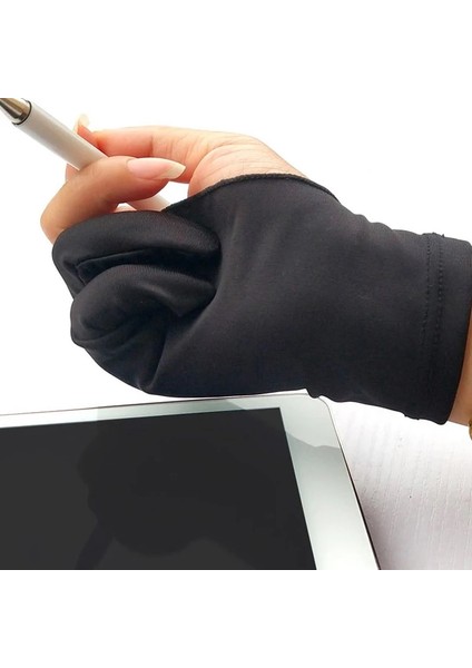 Mavi Sanatçı Çizim ve Kalem Grafik Tablet Pad Için Parmak Kirlenme Önleyici Eldivenler (Yurt Dışından) fiyatları