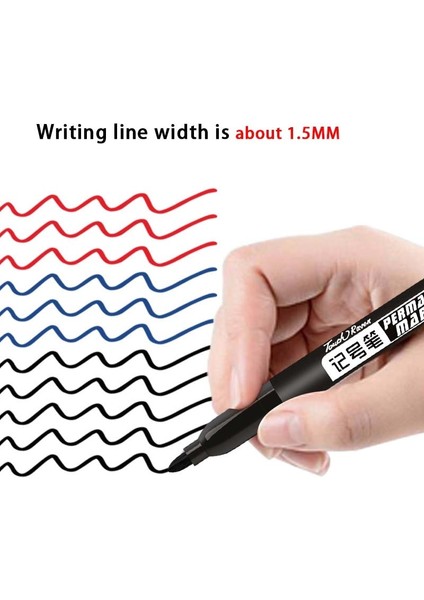 6 Adet Siyah Set Stili Et Kalıcı Sanat Marker Kalem Ince Nokta Suya Dayanıklı Mürekkep Ince Uç Ham Uç Siyah Mavi Kırmızı Mürekkep Güzel Renk Işaretleme Kalemleri (Yurt Dışından)
