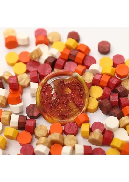 07-50PCS Tarzı Çanta Vintage Mühür Mumu Mix Renk Balmumu Boncuk Macaron Renk Sekizgen Mühür Pullar Zarf Düğün Davetiyeleri Dıy Malzemeleri (Yurt Dışından) fiyatları