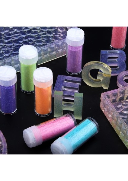 Mika Tozu Elmas Pigment Diy Epoksi Malzeme Dolgu Reçine Epoksi Sanat Balçık Sabun Mum Yapımı Katkı Maddeleri Doğal Banyo Bombası (Yurt Dışından)