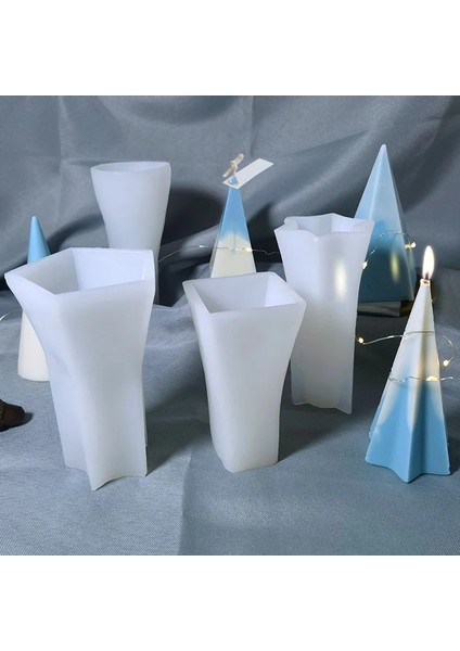 Sx-Lz-15 Tarzı Büyük 3D Üçgen Silikon Mum Kalıp Oyma Sanatı Aromaterapi Alçı Ev Dekorasyon Kalıp Düğün Hediyesi (Yurt Dışından) fiyatları