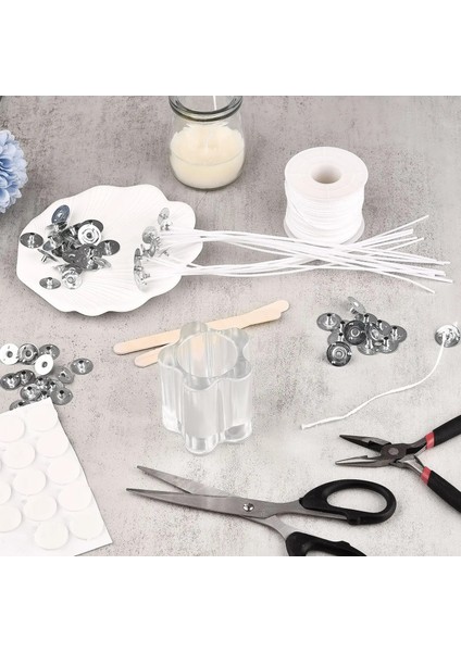 8cm Tarzı Mum Yapımı Için Lot Mum Fitilleri Önceden Mumlanmış Fitiller Parti Malzemeleri Doğal Dumansızsaf Pamuk Fitilleri Daha Uzun Yanar (Yurt Dışından) fırsatları