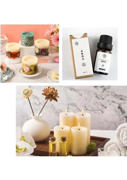 Gardenya Tarzı 10 ml Mumlar Mum Kokusu Doğal Bitki Esansiyel Yağı Lavanta Portakal Çiçeği Gardenya Sandal Ağacı Uçucu Yağlar (Yurt Dışından)
