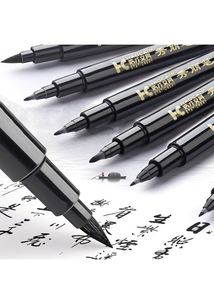 Bir Stil 3 Adetlot Fırça Kalem Seti Kaligrafi Kalemi Yazı Marker Dıy Sanat Malzemeleri Kırtasiye (Yurt Dışından) fiyatları