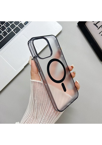 iPhone 15 Pro Max Telefon Kılıfı Magsafe Kılıfı iPhone ile Uyumlu