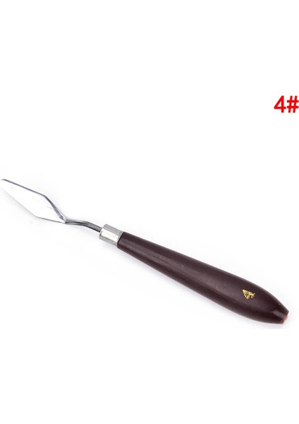 No.4 Tarzı Paslanmaz Çelik Boyama Paleti Kazıma Araçları Kürek Spatula Yağlıboya Bıçağı Sanatçı Aracı Ofis Okul Malzemeleri Için (Yurt Dışından)