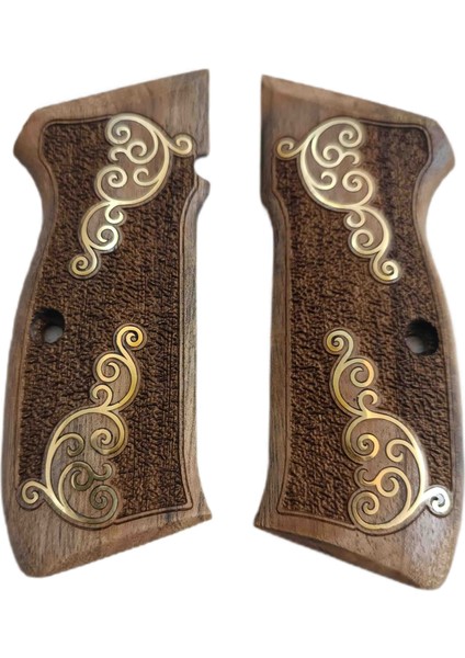 Cz 75 A B Serisi Canik 55 ve 16 Lı Çek Ahşap Kabze