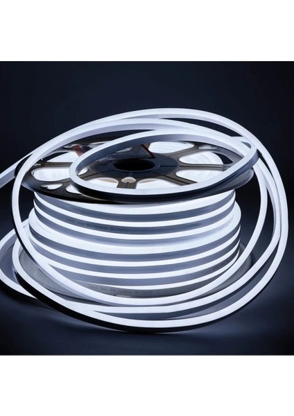 Esnek Neon Hortum LED - Beyaz Işık 220V Rulo 120 Ledli 1 Metre