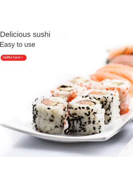 Suşi Yapımcısı Kalıp Silindirik Kendin Yap Suşi Yapma Seti Mutfak Suşi Aletleri Suşi Pişirme Ruloları Pirinç Topu Yapıcı, Siyah (Yurt Dışından) modelleri