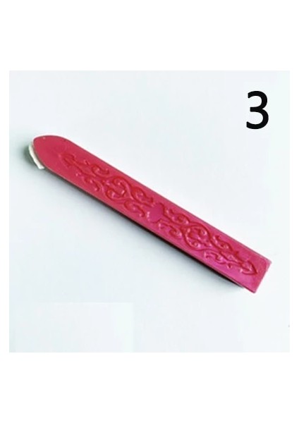 No.3 Tarzı Mum Mühür Çubukları, Antika Sızdırmazlık Balmumu Çubukları Posta Mektubu Için Fitil ile Retro Vintage Mum Mühür Damgası (Yurt Dışından)