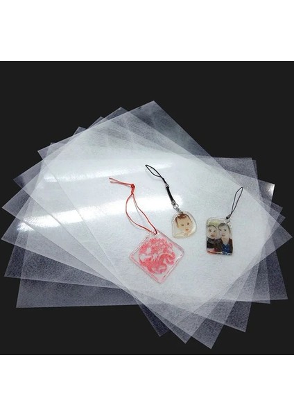 Yarı Saydam Buzlu Stil Pistleri Film Plastik Levha Shrink Dink Sanat Dıy Uv Kür Reçine Yaratıcı Dekorasyon Yazdırılamaz Filmler A4 Dıy Malzemeleri (Yurt Dışından) modelleri