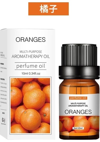 Turuncu Tarzı Mum Yapımı Için Esansiyel Yağ Koku Yağı ile Yapılan 10ML Suda Çözünür Aromaterapi Uçucu Yağ Makinesi Nemlendirici (Yurt Dışından)