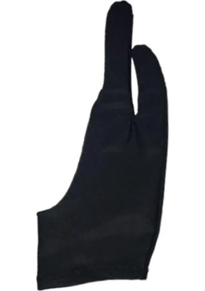Siyah S Tarzı 1 Adet Çizim Iki Parmak Eldiven Nti-Kirlenme Çizim Boyama Çizim Sanatçısı Herhangi Bir Eldiven S, M, L Gra Tablet R3Q2 F2Y4 (Yurt Dışından)