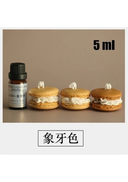 Fildişi Stili Aromaterapi Mumlar Için 5 ml Özel Boya Konsantre Profesyonel Pigment Boyama Sıvı Dıy El Yapımı Aksesuarlar (Yurt Dışından)