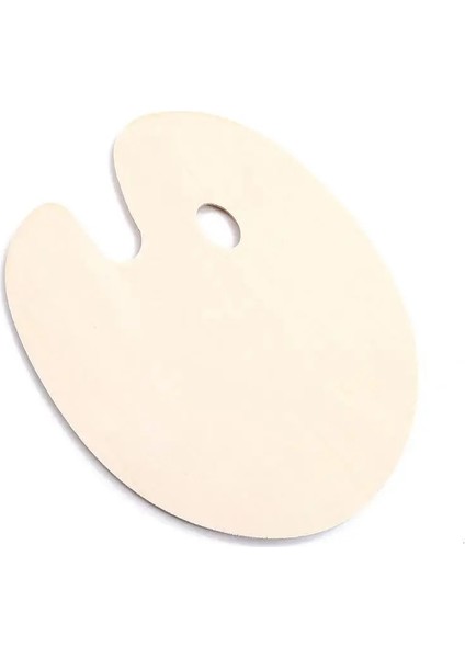 6 Fırça Palet Stili Ahşap Minimalist Palet Öğrenci Oval Yağlıboya Guaj Fırça Seti Boyama Boya Paleti Boya Tepsisi Sanat Malzemeleri (Yurt Dışından) fırsatları