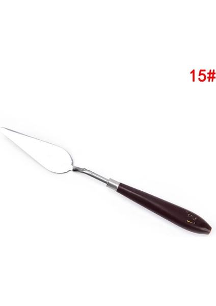 No.15 Tarzı Paslanmaz Çelik Boyama Paleti Kazıma Araçları Kürek Spatula Yağlıboya Bıçağı Sanatçı Aracı Ofis Okul Malzemeleri Için (Yurt Dışından)