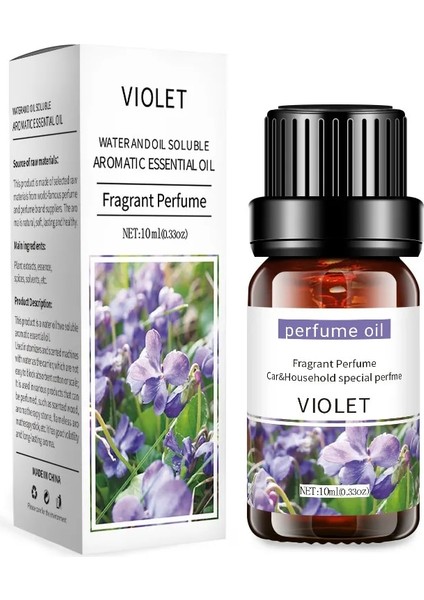 Menekşe Tarzı 10ML Saf Doğal Bitki Difüzör Uçucu Yağlar Brülör Aromalı Uçucu Yağ Okaliptüs Vanilya Nane Lavanta Gül Çay Ağacı Yağı (Yurt Dışından)