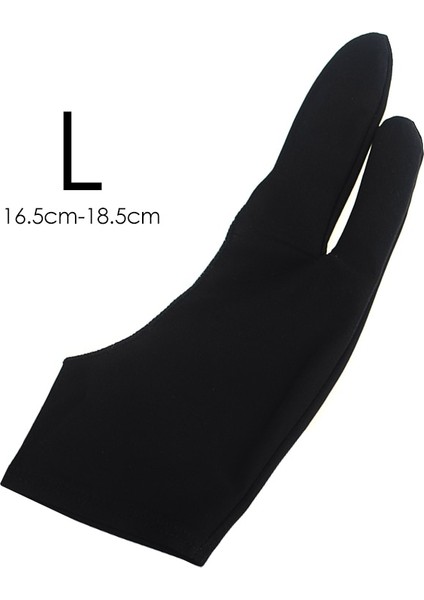 L Tarzı 2 Parmak Sanatçı Eldiven Çizim Tableti Için Anti-Kirlenme Boyama Yazma Çizim Eldivenleri Sağ El ve Sol El Için Uygun (Yurt Dışından)