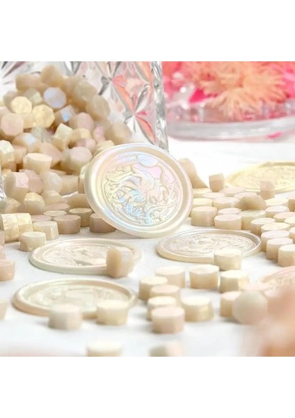 23-50PCS Tarzı Çanta Vintage Mühür Mumu Mix Renk Balmumu Boncuk Macaron Renk Sekizgen Mühür Pullar Zarf Düğün Davetiyeleri Dıy Malzemeleri (Yurt Dışından) modelleri