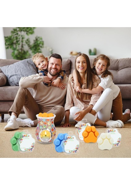 50 Paket Kedi Pençesi Şeklinde Mum Eritme Kabukları, Mum Küpleri Için, Fitilsiz Tart Mumları Için Şeffaf Boş Küp Tepsisi Kalıpları (Yurt Dışından)
