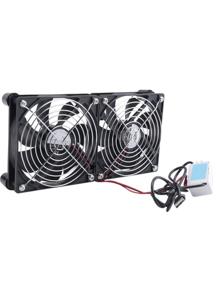 USB 5V Soğutma Fanı Güçlü Rüzgar Gücü Hızlı Soğutma 120MM Soğutma Fanı Yönlendirici Pc Soğutucu Tv Kutusu Için Mesh Kapaklı 2 Fan (Yurt Dışından)
