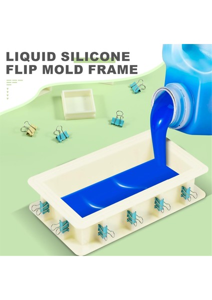 Silikon Kalıp Yapımı Için Ayarlanabilir Kalıp Muhafazası, Dıy Reçine Kalıpları Mum Kalıpları Sabun Kalıpları Yapımı Için Muhafaza Çerçevesi (Yurt Dışından) fiyatları