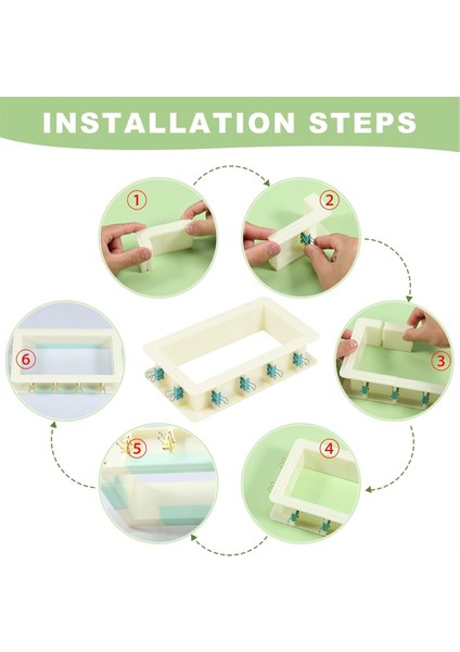 Silikon Kalıp Yapımı Için Ayarlanabilir Kalıp Muhafazası, Dıy Reçine Kalıpları Mum Kalıpları Sabun Kalıpları Yapımı Için Muhafaza Çerçevesi (Yurt Dışından) fırsatları