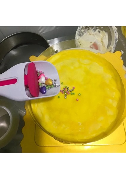 1 Adet Kek Hamuru Dağıtım Kepçesi, Tek Dokunuşlu Kayan Düğme Hamuru Dağıtır, Ev Hamuru Dağıtıcı Pişirme Aleti (Yurt Dışından)