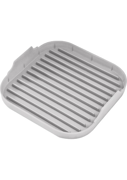 Silikon Mikrodalga Pastırma Tepsisi Mikrodalga Pastırma Makinesi Gıda Sınıfı Silikon Mikrodalga Pastırma Tavası Gri (Yurt Dışından)