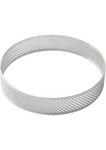 12 Paket 10 cm Delikli Dairesel Tart Halkaları Paslanmaz Çelik Meyveli Turta Kişleri Kek Mus Kalıbı Mutfak Pişirme Kalıbı Halkası (Yurt Dışından) fiyatları