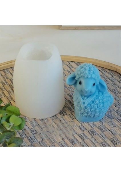 3D Sevimli Koyun Silikon Kalıp Dıy Hayvan Mum Yapımı Alçı Reçine Sabun Kalıbı El Sanatları Çikolata Fondan Pişirme Aracı (Yurt Dışından) modelleri