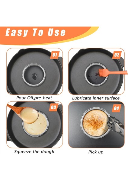 8 Adet Ingiliz Muffin Halkaları 8/10 cm Paslanmaz Çelik Crumpet Tart Halkaları - Pişirme Için Çift Rulo Yuvarlak Pasta Halkası Kalıpları (Yurt Dışından) modelleri