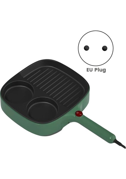 3'ü 1 Arada Elektrikli Omlet Tavası Barbekü Tavası Elektrikli Pişirici Çok Işlevli Yapışmaz Sıcak Tencere Yemek Buharlayıcı Ab Fişi A (Yurt Dışından) fırsatları