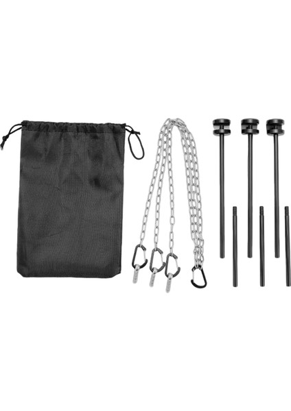 Çıkarılabilir Izgara Dikey Tripod Izgara Barbekü Izgarası Alüminyum Alaşımlı Braket Barbekü Tripod Standı Açık Hava Izgarası (Yurt Dışından)