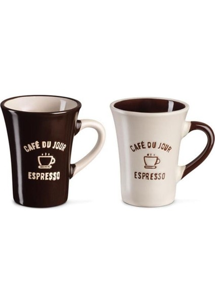 Saveur 2'li Espresso Seti - Renkli - 75 ml