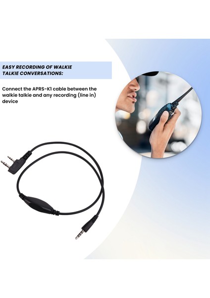 Aprs - K1 Kablo Ses Arabirim Hattı Telsiz Bağlantı Kablosu Aprspro Aprsdroid Için (Yurt Dışından) fırsatları