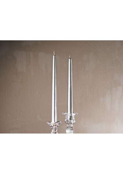 Répertoire Le Cadeau Şamdan Mum - Silver - 25 Cm