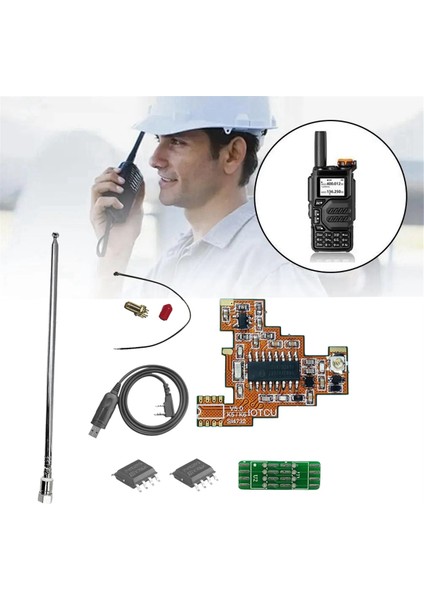 SI4732 V5.0 Fpc Modülü + 2X2M Çip + Anten Tam Kit Çoklu Sistem Quansheng Uvk5 Uvk6 Hf Kısa Dalga Tam Bant Alımı Için (Yurt Dışından)