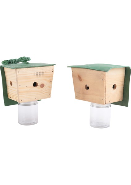 Marangoz Arı Tuzağı, En Iyi Arı Ahşap Tuzakları. 2 Paket Arı Tuzakları, Patio, Açık Hava (Yurt Dışından)