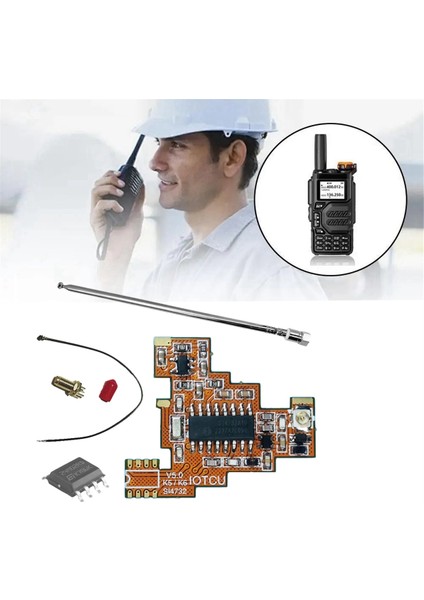 SI4732 V5.0 Fpc Modülü + 2m Çip + Quansheng Uvk5 Uvk6 Hf Kısa Dalga Tam Bant/tek Yan Bant Alımı Için Anten (Yurt Dışından)