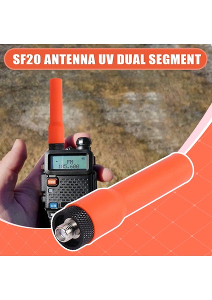 Walkie Talkie Yumuşak Anten Sf-20 Mini Kısa Hava Sma-F Çift Bant Vhf Uhf Uv-K6 Uv-21 Uv-17 UV-18PRO Max Radyo A (Yurt Dışından) fırsatları