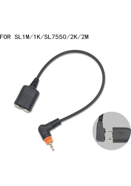 Motorola Radyo SL1M SL1K SL1600 SL7500 Için Walkie Talkie Ses Kablosu Adaptörü Uv-5r K Baş Kulaklığı Değiştirme Bağlantı Noktası Kablosu (Yurt Dışından) fiyatları