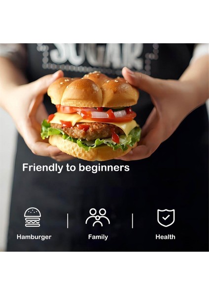 Hamburger Ekmeği Kalıbı, 5 Inç Yapışmaz Karbon Çelik Hamburger Kalıbı, Ev Yapımı Hamburger Ekmeği Için 4 Bardaklık Büyük Fırın Tepsisi (Yurt Dışından)