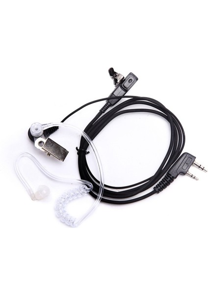 Hava Kanalı 2 Pin K Fişli Kulaklık Walkie Talkie Kulaklık Radyo Boğaz Mikrofonu Mikrofon Baofeng Uv-5r UV82 BF888S (Yurt Dışından)