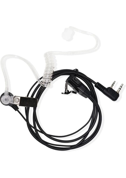 Hava Kanalı 2 Pin K Fişli Kulaklık Walkie Talkie Kulaklık Radyo Boğaz Mikrofonu Mikrofon Baofeng Uv-5r UV82 BF888S (Yurt Dışından)