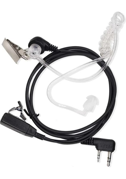 Hava Kanalı 2 Pin K Fişli Kulaklık Walkie Talkie Kulaklık Radyo Boğaz Mikrofonu Mikrofon Baofeng Uv-5r UV82 BF888S (Yurt Dışından)