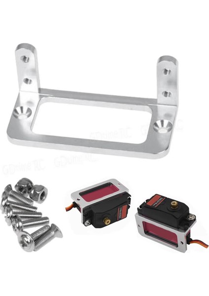 Servo Montaj Tutucu Montajı Rc Uçak Tekne Araba S3003 MG995 Servo Braketi (Yurt Dışından)